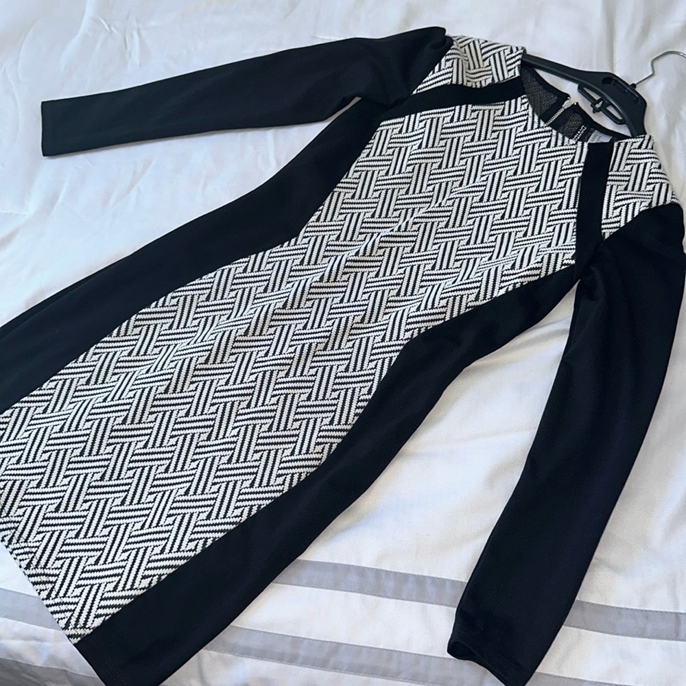 Black and white dress